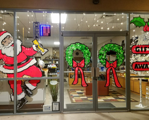 holiday window painting | Window Painting & Sign Painting | call 1-800 ...